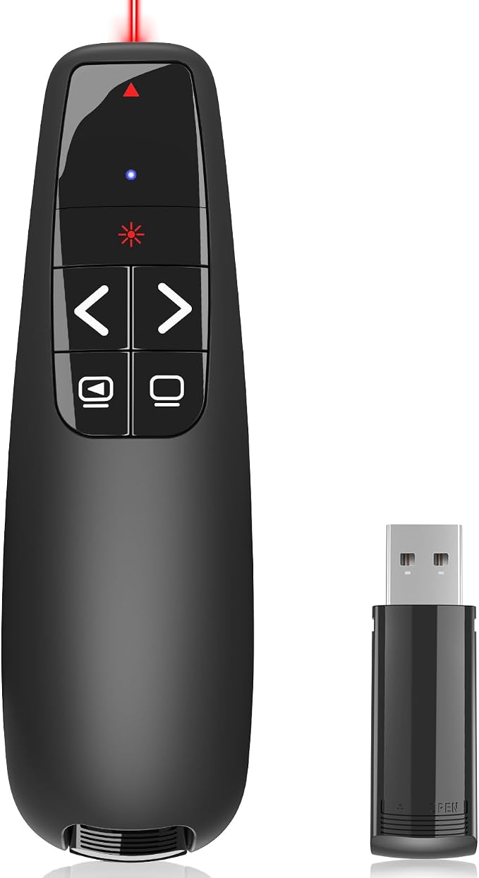Presentation Clickers for PowerPoint, Clicker for Laptop Presentations Remote