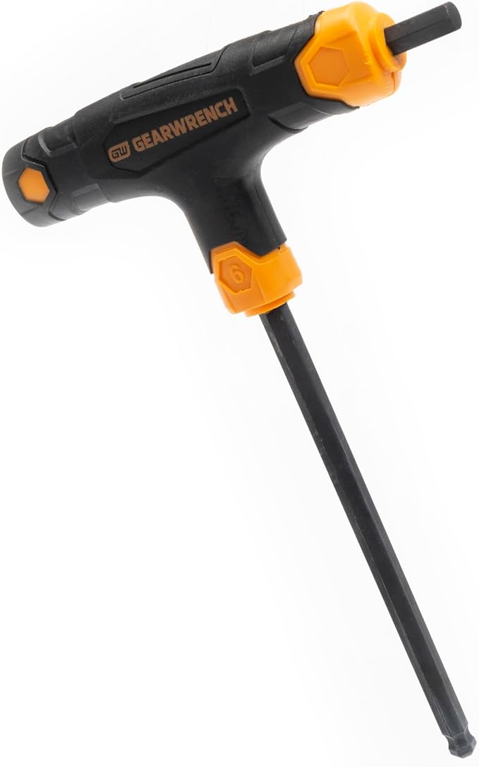 GEARWRENCH 7 Piece Metric T-Handle Ball End Hex Key Set - 83516