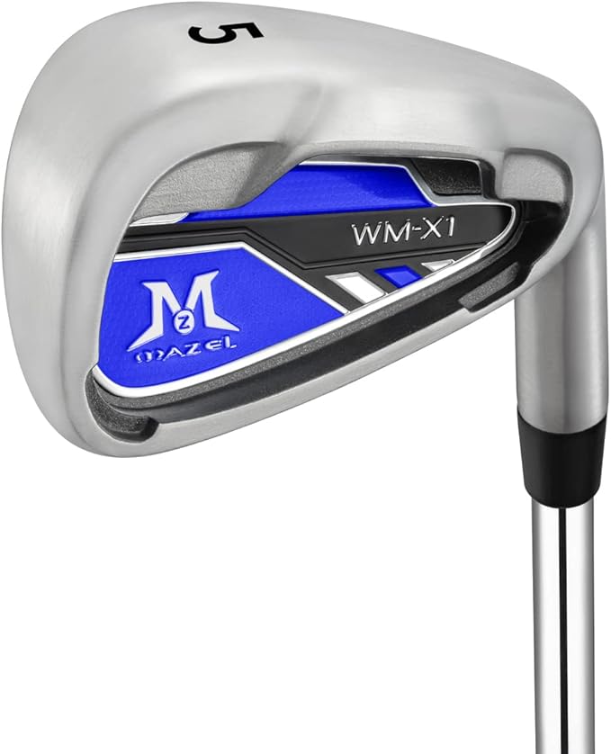 MAZEL WM-X1/2 Individual Men Golf Club Irons 1,2,3,4,5,6,7,8,9,Pitching Wedge,Approach Wedge,Sand Wedge with Graphite/Steel Shafts for Right Handed