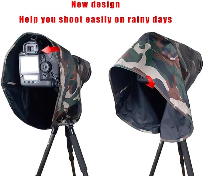 CHASING BIRDS Camouflage Waterproof Opaque Anti-UV Rain Covers Raincoat