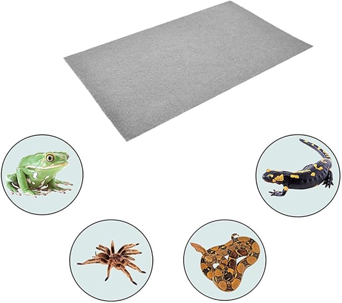 FineInno 2 Pack Reptile Carpet,31.5"x15.7" Bearded Dragon Tank Accessories,Substrate Bedding Mat for Reptile, Gecko, Lizard, Snake, Tortoise