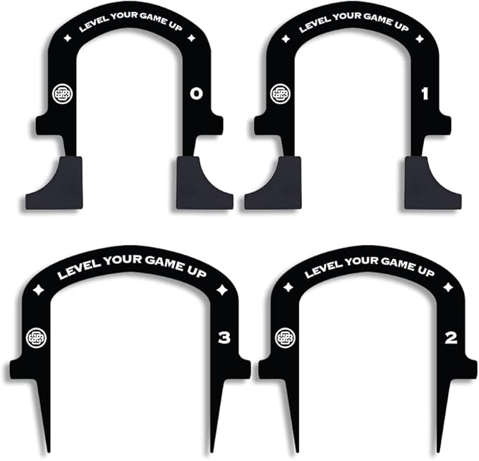 Back 2 Basics Putting Gates Set – Golf Putting Aid for Alignment & Accuracy – Gate Putting Green & Golf Putting Mat Trainer - Gate Putter Training Aid for Putting Green
