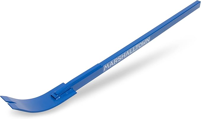 Marshalltown Little Monster Pry Bar, All Steel, 46 inches, Concrete, Made in The USA, 14956