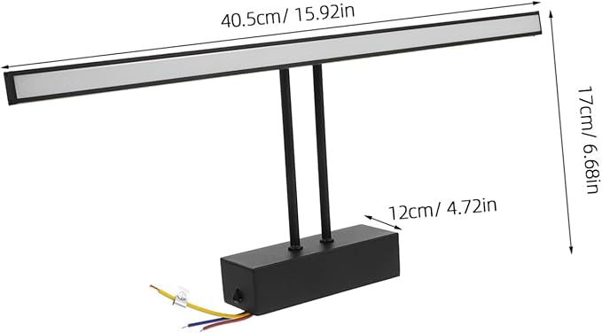 LED Bathroom Mirror Light Adjustable Brightness Waterproof Design for Makeup Application in Wet Areas