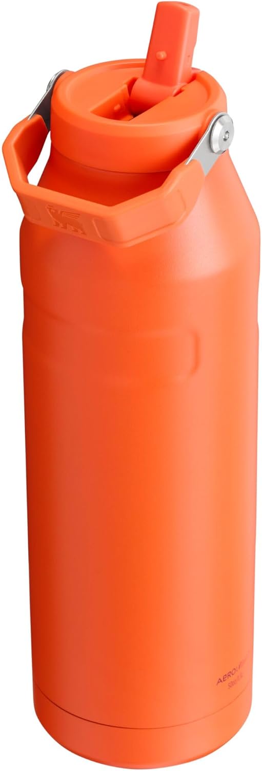 Stanley IceFlow 2.0 Water Bottle - 50 OZ Insulated Stainless Steel | Lightweight, Leak-Resistant, BPA-Free | Tigerlily Plum