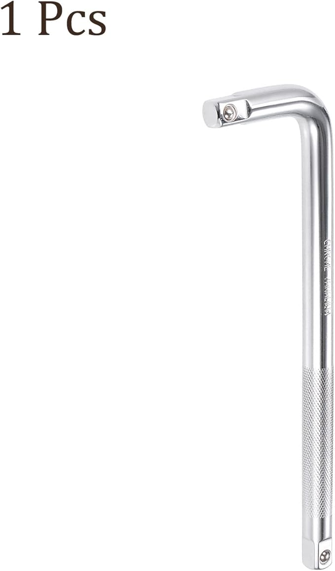 Breaker Bar - [1/2 Inch Drive] L Shape Socket Wrench Extension for Car Mechanical Equipment Repair Use, CR-V Steel