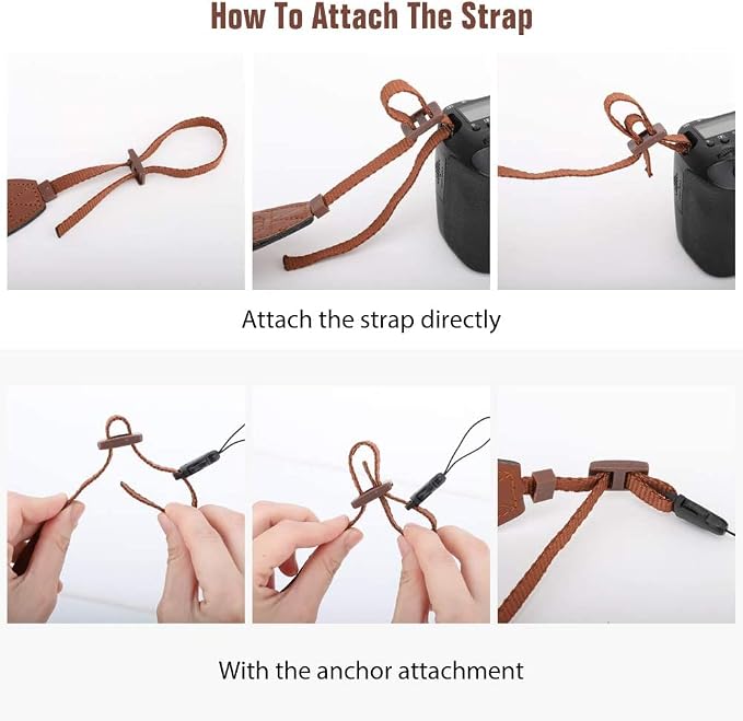 MoKo Camera Strap, Premuim Cotton Canvas Braided Adjustable Universal Sling