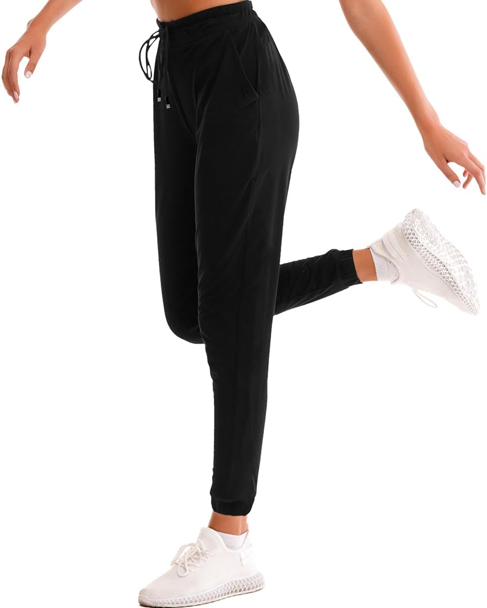 Stanpetix Women's Joggers - Lightweight Athletic Sweatpants with Pockets for Running & Yoga