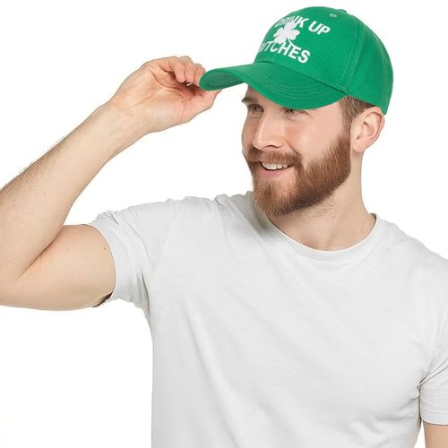 Green-4-Leaf-Clover Baseball-Cap for Men-Women - St Patrick's Shamrock Outdoor Sun Hat Breathable Sport Golf Peaked Hat