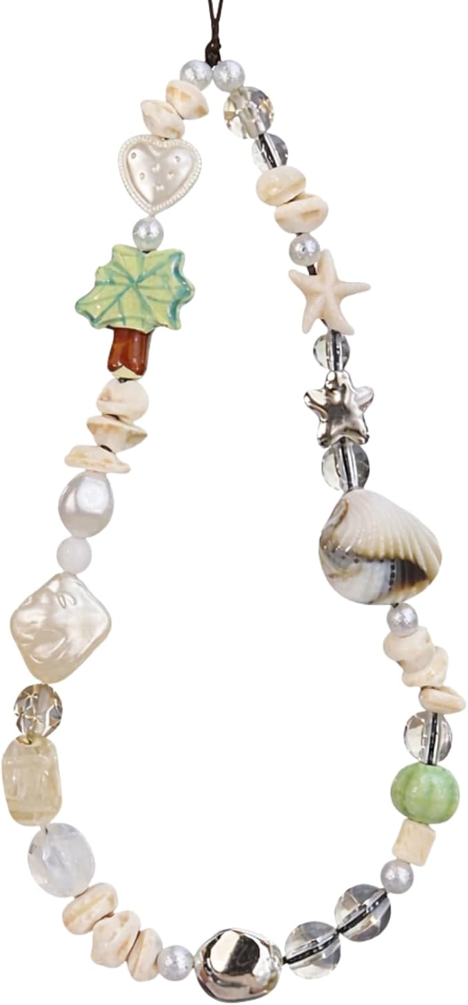 Cute Beaded Camera Wrist Strap for Phone, Digital Camera Charm Lanyard