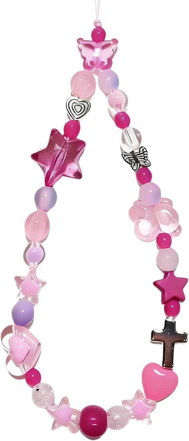 Beaded Camera Wrist Strap Cute Digital Camera Charm Lanyard, Phone Wristlet