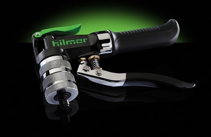 Hilmor Compact Swage Tool Kit with Case, HVAC Tools and Equipment for Maintenance and Repairs, Single Hand Operation, Black