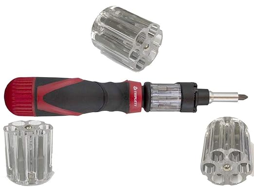Triplett TPAL-X Professional Autoloader 12-in-1 Multi-Bit Ratcheting Screwdriver