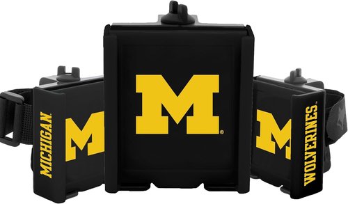 DESERT FOX GOLF Cart Phone Caddy for Michigan Wolverines Fans - Golf Cart Phone Holder & Accessories - Officially Licensed Collegiate Golf Gifts