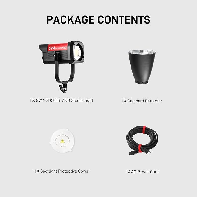 GVM Photography Lighting 300W Bi-Color Studio Lights