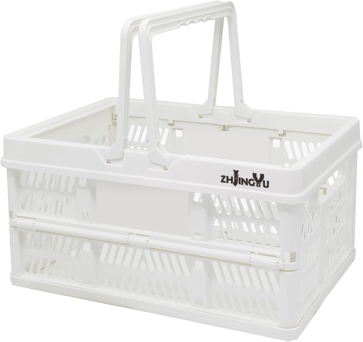 Plastic crates for storage,plastic baskets for organizing,14.96x9.84x7.87"