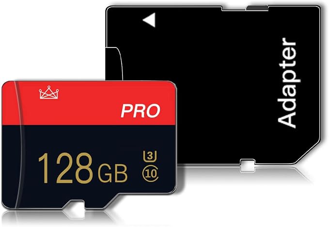 2 Pack Micro Memory Card 128GB Class 10