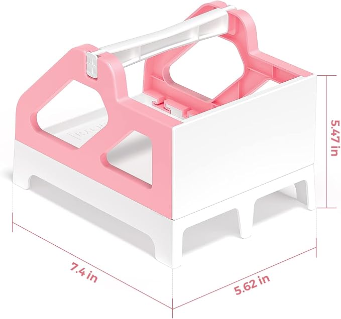 MUNBYN Label Holder for Rolls and Fan-Fold Labels, Thermal Sticker Roll Holder