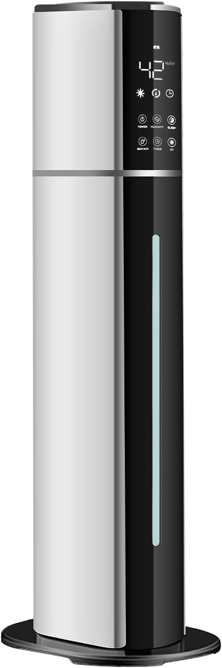 Ultrasonic Cool Mist Humidifier for Large Room Bedroom, Top Fill Humidifier(9L/2.38Gals) for Baby Adults, Smart & Remote Control, Last 60 Hours