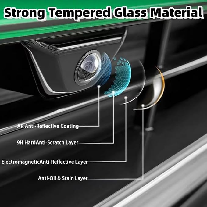 Car Camera Lens Protector, Car 360 Panoramic Camera Protective Cover, Anti-Glare