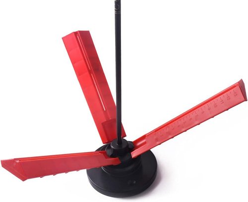 FUNTRESS Fletching Jig - Straight Helix Tower Tool for DIY Archery Arrows | Includes Scale for Precision