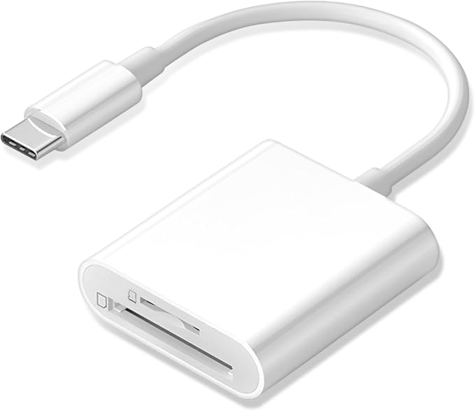 USB C SD Card Reader, Type C SD Card Reader, Supports SD and MicroSD Memory