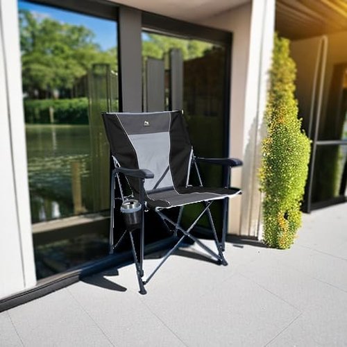 GCI Outdoor Eazy Chair - Portable Folding Camping Chair for Adults | Lightweight & Durable