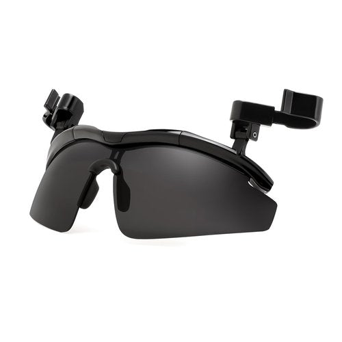 FEISEDY Polarized Clip On Sunglasses,Clip Cap Sports Sunglass, UV400 Protection for Mens Womens Fishing Cycling Hiking B0356