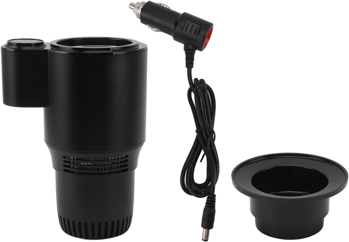 2 in 1 Smart Car Cup Warmer Cooler, 12V 36W Car Cooling and Heating Cup Mug Holder, Touch Control, Universal Intelligent Car Heated Cooling Travel Mug for Water Coffee Beverage