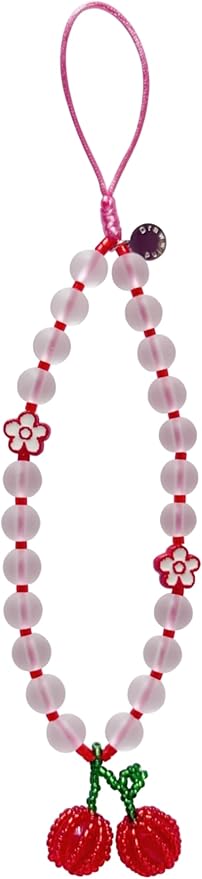 Drawwind Phone Charm Beaded Wristlet Strap Universal Cell Phone Lanyard Cute