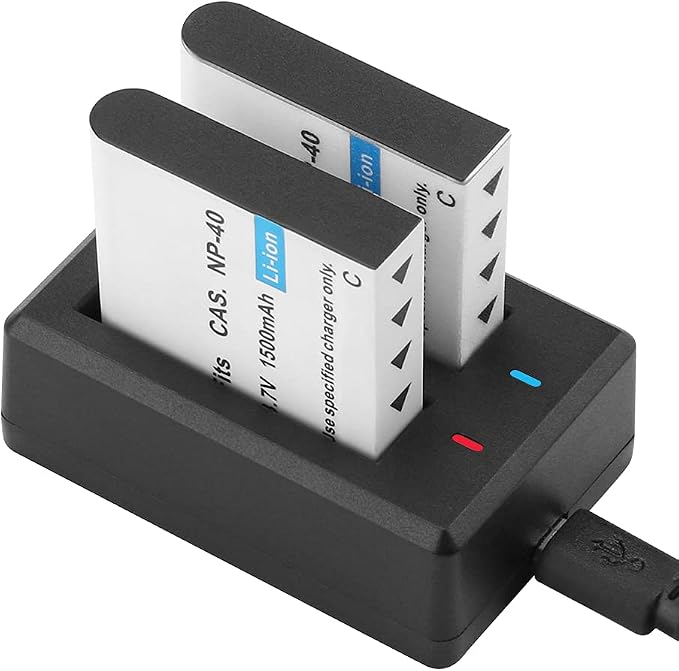 NP-40 Battery Pack, 3 x 1500mAh Rechargeable Batteries