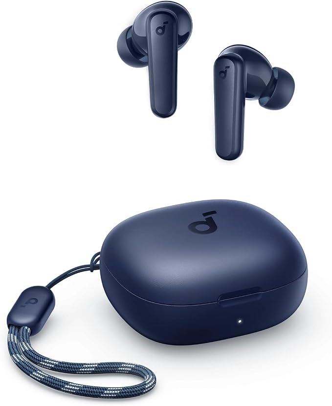 Soundcore by Anker P20i True Wireless Earbuds, with Big Bass, 30H Playtime | Bluetooth 5.3, Water-Resistant, 2 Mics for AI Clear Calls, 22 Preset EQs, Customization via App