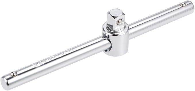 uxcell 3/8" Drive Sliding Wrench Breaker Bar T-Handle Socket Hand Tool