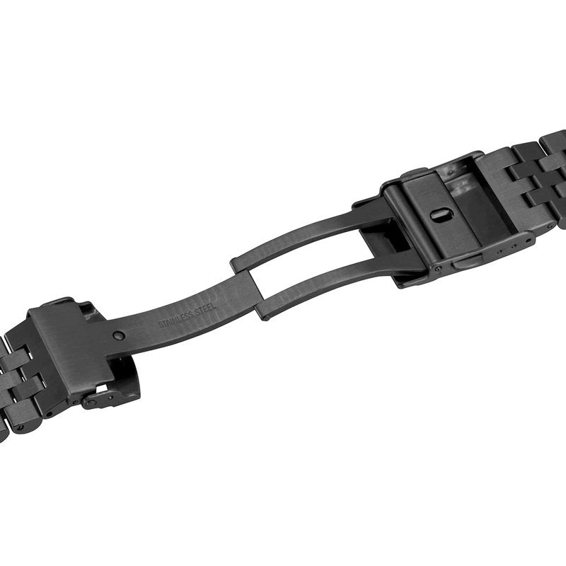 YISIWERA Tapered Stainless Steel Watch Band 26mm Compatible for Fenix 6X 5X Plus Screw Fix Strap Compatible for Garmin Fenix 6X Pro/3/3 HR/Descent Mk1