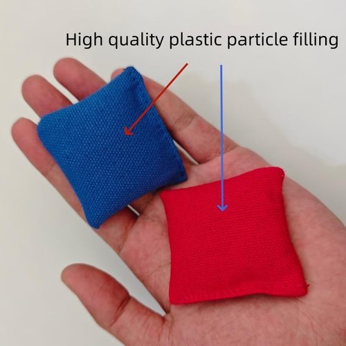 Bean Bags - High-Quality Replacement Toss Bags for Cornhole Game | Set of 8