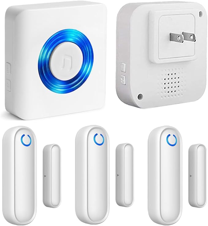 Caregiver Pager Door Alarms for Dementia Patients/Kids Safety/Home Security