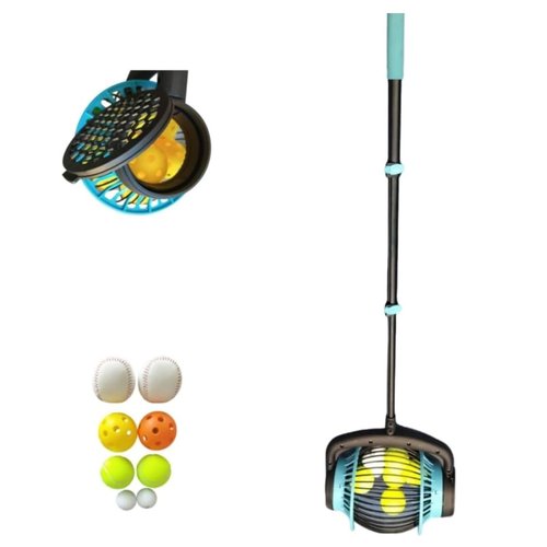 Kunpengzhi Tennis Balls Hoppers Pickleball Tennis Ball Picker Tennis Ball Picker Upper Hopper Ball Retriever Golf Accessories Suitable for Training and Teaching venues