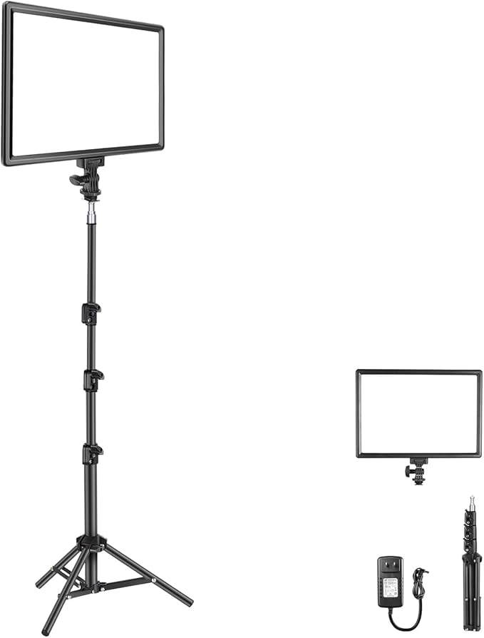 NEEWER 13" LED Video Light Panel, Studio Lighting Kit