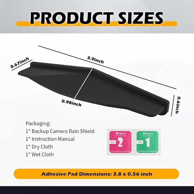 2026 New Rear View Backup Camera Cover, Silicone Backup Camera Rain Shield