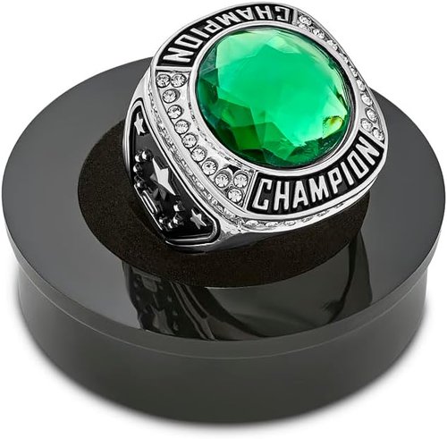 Express Medals Championship Ring - Award-Winning Trophy for Tournament Winners | Unique Gift