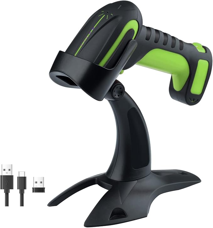 Tera Pro Industrial Wireless Barcode Scanner 2D QR 1D Bar Code Reader 2.4G