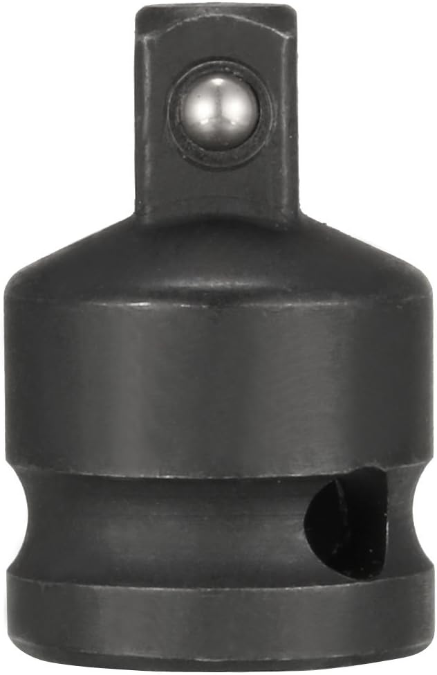 uxcell 3/8" Drive (Female) x 1/4" (Male) Impact Socket Reducer for Use with Air Impact Wrenches, Breaker Bars, Ratchets, CR-MO Steel