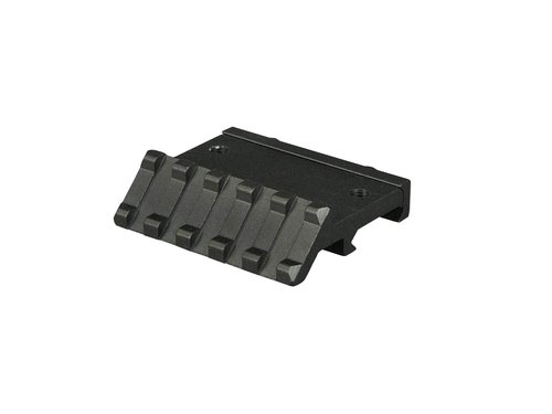 Lion Gears BridgeMount® Low Profile Tactical Picatinny/Weaver 45 Degree Pro Mount, 2.16" Long with 5 Slots, BM05D45