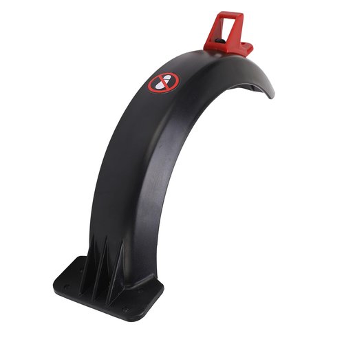 Fockety Rear for GXL V2 Electric Scooter, Rear Mud Guard with Hook Reflective Strip, Scooter Replacement Accessory Support Mudguard Bracket for GXL V2 Scooter