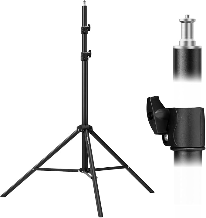 K&F CONCEPT Light Stand for Photography, 9.1ft/2.8M Portable Extendable Photo