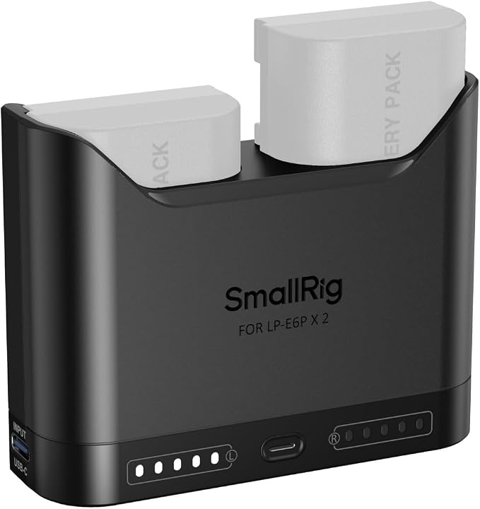 SMALLRIG LP-E6P LP-E6NH LP-E6N LP-E6 Battery Charger