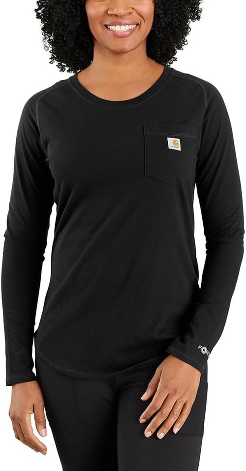 Carhartt Women's Shirt - Durable Cotton Blend with Stylish Fit | Available in Multiple Colors