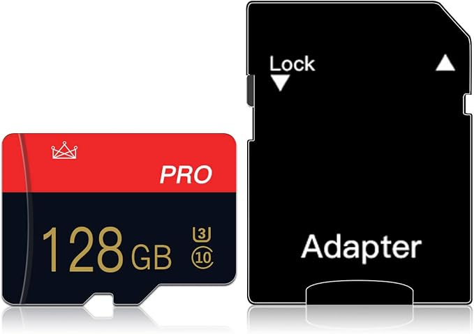 2 Pack Micro Memory Card 128GB Class 10