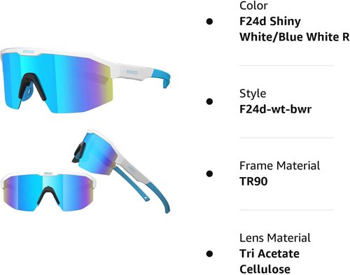 ER00 Eazyrun Polarized Small baseball Sunglasses for Youth kids Women, Cycling Running MTB Softball Padel Beach Volleyball Sports F2