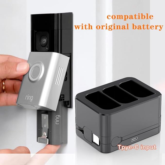 3-Slot Charger/Charging Dock, Suitable